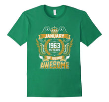 January 1963 55th Birthday 55 Years Old Gift T-Shirt