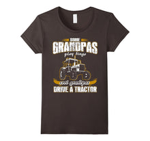 Fathers Day T-Shirt Cool Grandpas Drive a Tractor