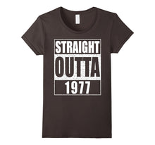 Straight Outta 1977 T-Shirt Funny 40th Birthday Gift Shirt