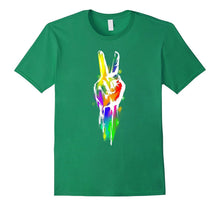Artistic Colorful Peace Sign - Peace Festive Arty Tee Shirt