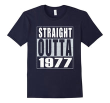 40th Years Old Birthday Gift T-Shirt - Straight Outta 1977