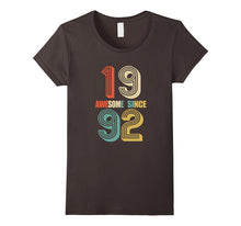 Awesome Since 1992 T-Shirt 25 Yrs Old Bday 25th Birthday Tee