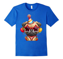 Pug in Glasses Birthday T-Shirt