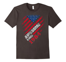 Awesome Since 1984 American Flag 33rd Birthday 33 Years Old