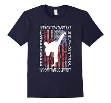 Taekwondo Shirt 5 Tenets Taekwon-Do Martial Arts Kick White