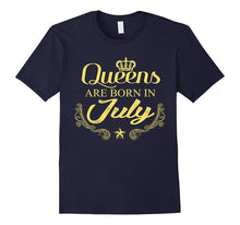 Cute Queens Are Born in July Diva Birthday T Shirt Gift