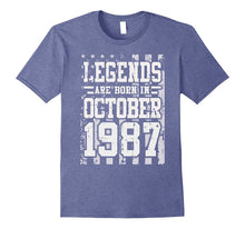 Legends Born in OCT OCTOBER 1987 Birthday Gift 30 Years Old