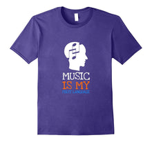 Music Is My First Language Tees