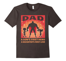Mens a Son's First Hero a Daughter First Love Dad Father Day Gift