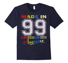 18th Birthday Shirt Made in 1999 18 Year Old Vintage Awesome