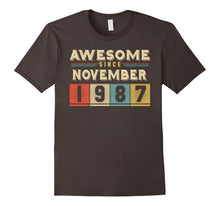 Retro Awesome Since November 1987 30th Birthday Gift 30 Born