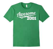 Awesome Since 2001 T-Shirt - Fun 16 Happy Birthday Tee