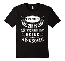 12th Birthday Celebration Gift Born in September 2005 Shirt