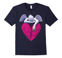 Angel of Grief and Broken Heart Tribute T Shirt Remembrance