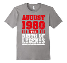 37th Birthday August 1980 37 Years Old Great T-Shirt Gift