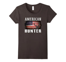 Hunter Men's Tshirt American Patriotic Buck Hunting Shirt