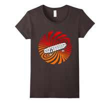Skateboard Retro Illusion Red 70th Disco Skater LOL T-Shirt