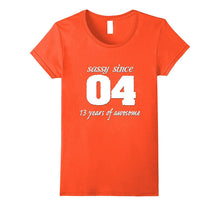 13 Years Old Birthday Shirt for Girl - Sassy Since 2004r