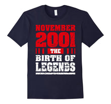 16 Years Old 16th Birthday Born in November 2001 Teen Shirts