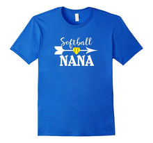 Softball Nana Tshirt Grandma Grandparents Gift Idea