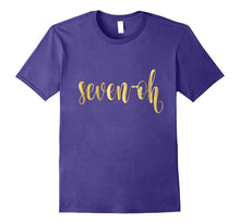 70th Birthday Shirt Gift Party Gold Big Seven Oh Seventy 70