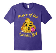 Poop Emoji Sister of the Birthday Girl Shirt