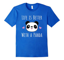 Life Is Better With a Panda T-Shirt - Cute Panda Bear Hearts