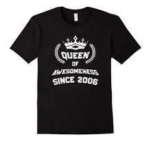 Queen of Awesomeness 11th Birthday T-Shirt Age 11 for Girls