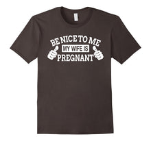 Men's Men's "Be Nice to Me My Wife Is Pregnant" Humor T-Shirt