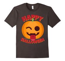 Happy Halloween Emoji Pumpkin T-Shirt, Jack O Lantern
