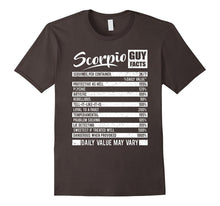 Scorpio Guy Facts T-Shirt Born in November Birthday Gifts