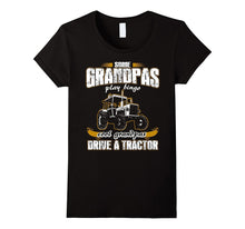 Fathers Day T-Shirt Cool Grandpas Drive a Tractor