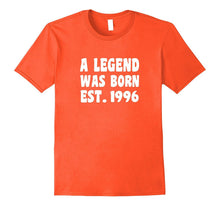 Funny 21st Birthday Gift Tee Shirt - A Legend Was Born