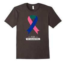 Ribbon Support Daughter Thyroid Cancer Awareness Shirt