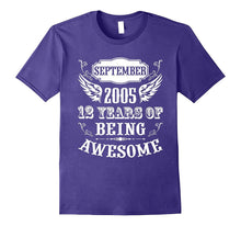 12th Birthday Celebration Gift Born in September 2005 Shirt