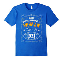 40th 1977 Birthday Gifts for Women Mom Wife T Shirt