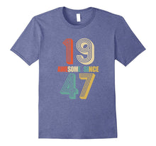 Awesome Since 1947 T-Shirt 70 Yrs Old Bday 70th Birthday Tee