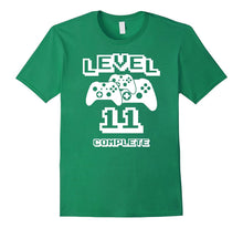 Gamer 11th Birthday Level 11 Complete Funny Gaming Tee Shirt