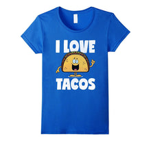 I Love Tacos Funny Vintage Retro Cute Taco Lover T-Shirt