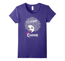 Scorpio Zodiac Birthday Afro Gift T-Shirt for Black Women