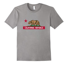 California Republic State Flag T-Shirt Cali Life I Love CA