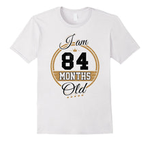 Funny Vintage 7th Birthday T-Shirt I'm Months Old Gift