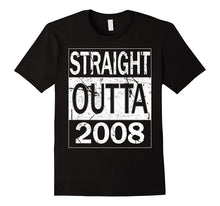 Straight Outta 2008 T-Shirt Funny 2017 Birthday Kid Tee Gift