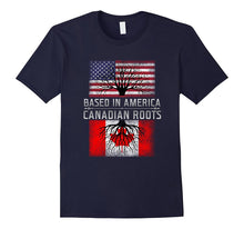 Funny Canadian Roots T-Shirt Canada America American Quote