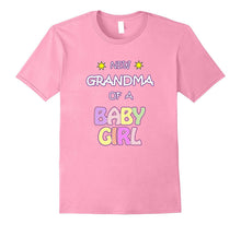 Baby Girl Announcement T Shirt for New Grandma