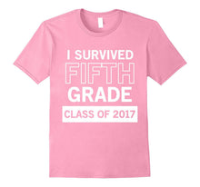 I Survived Fifth Grade Class of 2017 Graduation T-Shirt