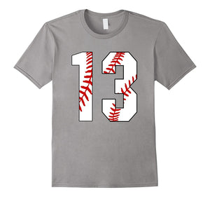 #13 Baseball Birthday Thirteen Baseball Mom