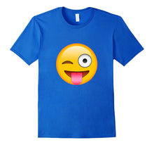 Face Emoticon Tongue Out Emoji With Winking Eye T-Shirt