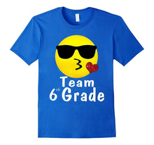 Team 6th Grade Shirts Gifts for Teacher Emoji Hearts Love