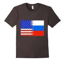 American Russian USA Russia Flag Patriot Immigrant T Shirt